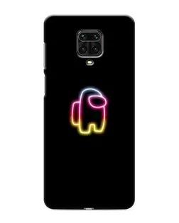 Чехол для Xiaomi Redmi Note 9 Pro Max с картинкой «Among Us градиент»