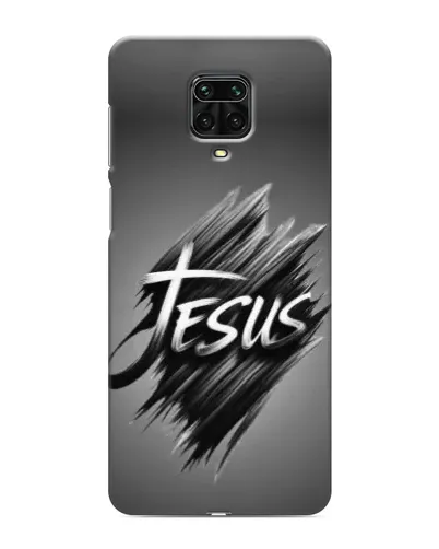 Чехол для Xiaomi Redmi Note 9 Pro Max с картинкой «Надпись Jesus Graffiti»