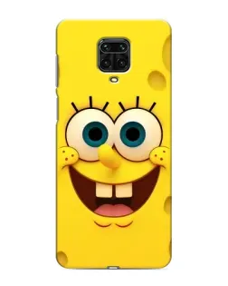 Чехол для Xiaomi Redmi Note 9 Pro Max с картинкой «Губка Боб улыбка»