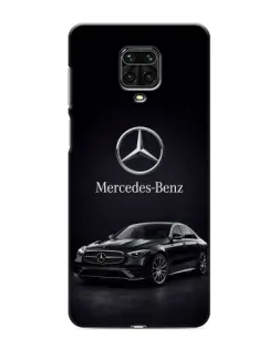 Чехол для Xiaomi Redmi Note 9 Pro Max с картинкой «Mercedes — решетка радиатора»