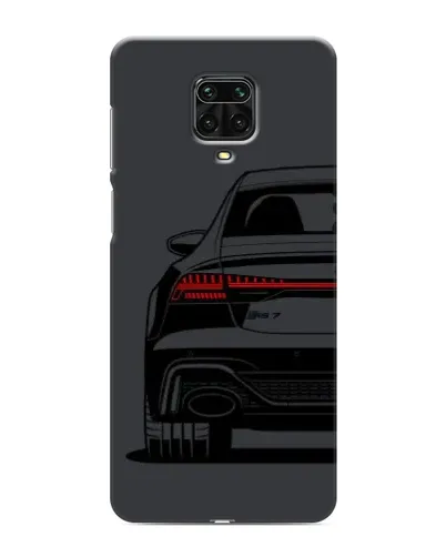 Чехол для Xiaomi Redmi Note 9 Pro Max с картинкой «Задняя часть Audi — арт»