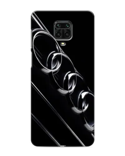 Чехол для Xiaomi Redmi Note 9 Pro Max с картинкой «Audi — абстрактные кольца»