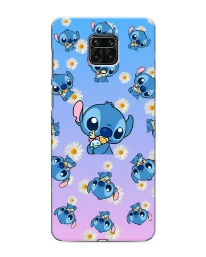 Чехол для Xiaomi Redmi Note 9 Pro Max с картинкой «Паттерн со Стичем»