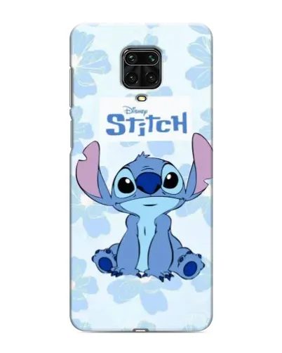 Чехол для Xiaomi Redmi Note 9 Pro Max с картинкой «Stitch среди цветов»