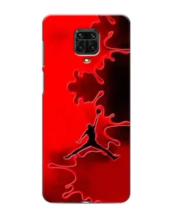 Чехол для Xiaomi Redmi Note 9 Pro с картинкой «Jordan Red Smoke»