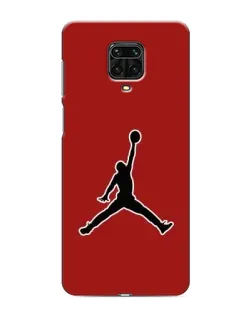 Чехол для Xiaomi Redmi Note 9 Pro с картинкой «Jordan Red Back»