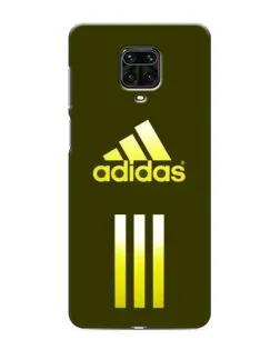 Чехол для Xiaomi Redmi Note 9 Pro с картинкой «Оливковый градиент Adidas»