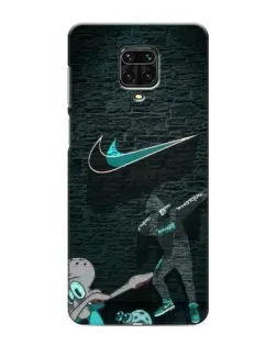 Чехол для Xiaomi Redmi Note 9 Pro с картинкой «Спортивный арт Nike»