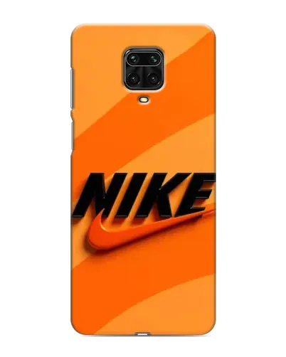 Чехол для Xiaomi Redmi Note 9 Pro с картинкой «Оранжевый драйв Nike»