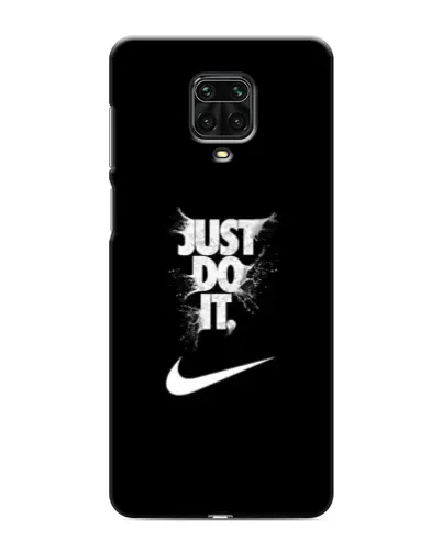 Чехол для Xiaomi Redmi Note 9 Pro с картинкой «Текстовый принт Nike»