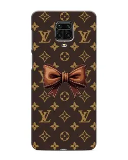 Чехол для Xiaomi Redmi Note 9 Pro с картинкой «LV с бантом»