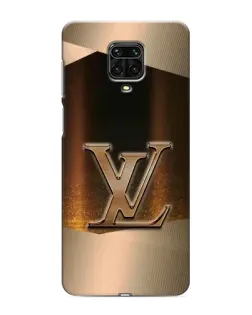 Чехол для Xiaomi Redmi Note 9 Pro с картинкой «LV — золотое сияние»