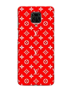 Чехол для Xiaomi Redmi Note 9 Pro с картинкой «Яркий паттерн LV»