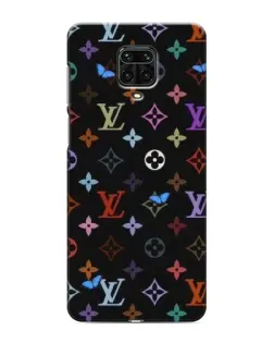 Чехол для Xiaomi Redmi Note 9 Pro с картинкой «Цветная монограмма LV»