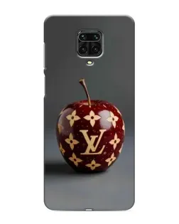 Чехол для Xiaomi Redmi Note 9 Pro с картинкой «Красное яблоко LV»