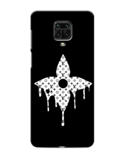 Чехол для Xiaomi Redmi Note 9 Pro с картинкой «Цветочная монограмма»