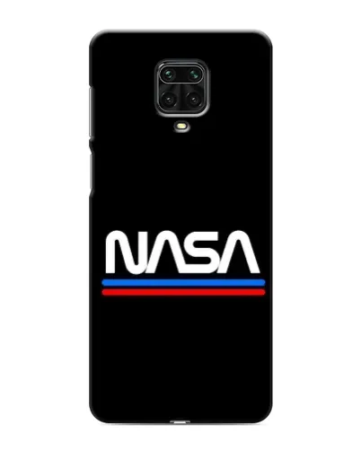 Чехол для Xiaomi Redmi Note 9 Pro с картинкой «NASA — классика Red Blue» Чехол для Xiaomi Redmi Note 9 Pro с картинкой «NASA — классика Red Blue»