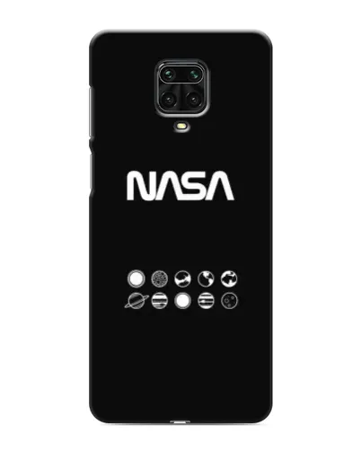 Чехол для Xiaomi Redmi Note 9 Pro с картинкой «NASA — технический принт» Чехол для Xiaomi Redmi Note 9 Pro с картинкой «NASA — технический принт»