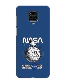 Чехол для Xiaomi Redmi Note 9 Pro с картинкой «NASA — лунная миссия»
