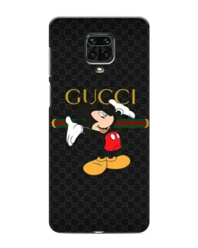 Чехол для Xiaomi Redmi Note 9 Pro с картинкой «Микки Маус Gucci» Чехол для Xiaomi Redmi Note 9 Pro с картинкой «Микки Маус Gucci»