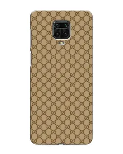 Чехол для Xiaomi Redmi Note 9 Pro с картинкой «Gucci — классический беж»