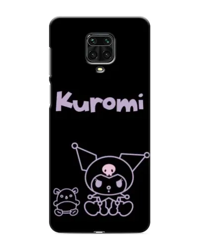 Чехол для Xiaomi Redmi Note 9 Pro с картинкой «Kuromi — черный минимализм» Чехол для Xiaomi Redmi Note 9 Pro с картинкой «Kuromi — черный минимализм»