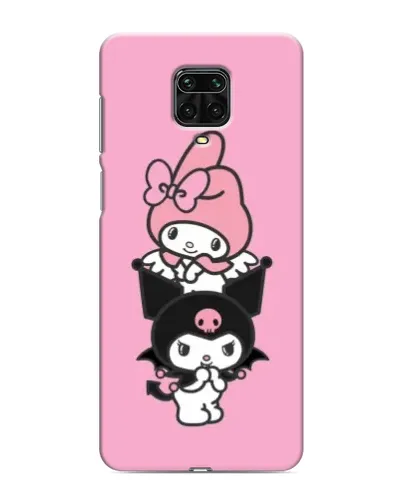 Чехол для Xiaomi Redmi Note 9 Pro с картинкой «My Melody и Kuromi» Чехол для Xiaomi Redmi Note 9 Pro с картинкой «My Melody и Kuromi»