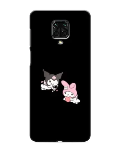 Чехол для Xiaomi Redmi Note 9 Pro с картинкой «My Melody и Kuromi» Чехол для Xiaomi Redmi Note 9 Pro с картинкой «My Melody и Kuromi»
