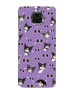 Чехол для Xiaomi Redmi Note 9 Pro с картинкой «Kuromi — паттерн» Чехол для Xiaomi Redmi Note 9 Pro с картинкой «Kuromi — паттерн»