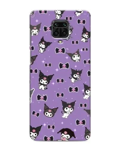 Чехол для Xiaomi Redmi Note 9 Pro с картинкой «Kuromi — паттерн» Чехол для Xiaomi Redmi Note 9 Pro с картинкой «Kuromi — паттерн»