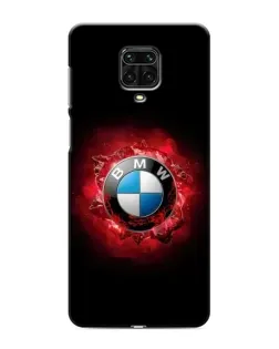 Чехол для Xiaomi Redmi Note 9 Pro с картинкой «Логотип BMW — вспышка»