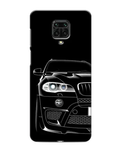 Чехол для Xiaomi Redmi Note 9 Pro с картинкой «Темный силуэт BMW» Чехол для Xiaomi Redmi Note 9 Pro с картинкой «Темный силуэт BMW»