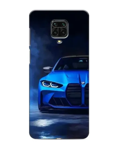 Чехол для Xiaomi Redmi Note 9 Pro с картинкой «Голубая BMW M4» Чехол для Xiaomi Redmi Note 9 Pro с картинкой «Голубая BMW M4»