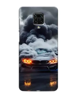 Чехол для Xiaomi Redmi Note 9 Pro с картинкой «BMW в дыму»