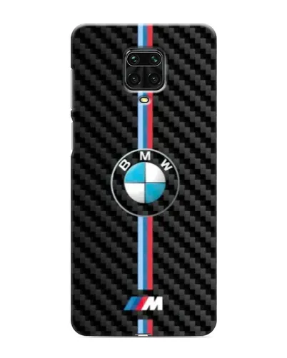 Чехол для Xiaomi Redmi Note 9 Pro с картинкой «Эмблема BMW и карбон» Чехол для Xiaomi Redmi Note 9 Pro с картинкой «Эмблема BMW и карбон»