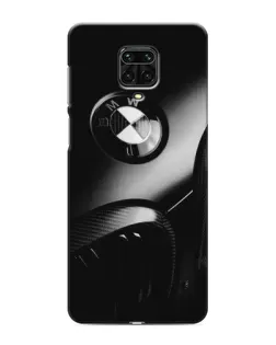 Чехол для Xiaomi Redmi Note 9 Pro с картинкой «Эмблема BMW — макро»