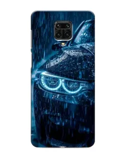 Чехол для Xiaomi Redmi Note 9 Pro с картинкой «BMW под дождем»