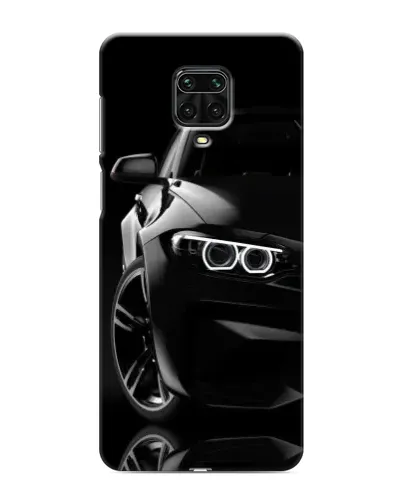 Чехол для Xiaomi Redmi Note 9 Pro с картинкой «Черная BMW — профиль» Чехол для Xiaomi Redmi Note 9 Pro с картинкой «Черная BMW — профиль»