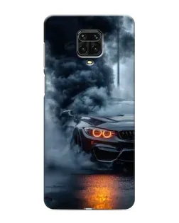 Чехол для Xiaomi Redmi Note 9 Pro с картинкой «BMW M-Power — абстракция»