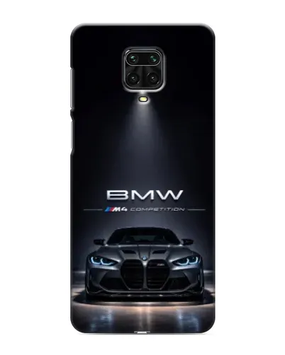 Чехол для Xiaomi Redmi Note 9 Pro с картинкой «BMW сквозь ночной город» Чехол для Xiaomi Redmi Note 9 Pro с картинкой «BMW сквозь ночной город»