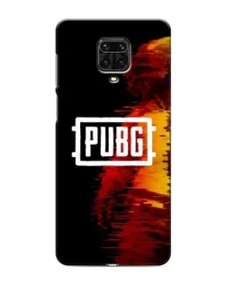 Чехол для Xiaomi Redmi Note 9 Pro с картинкой «Яркий логотип PUBG»