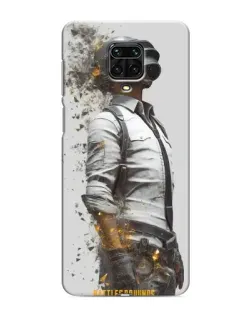 Чехол для Xiaomi Redmi Note 9 Pro с картинкой «PUBG — боец в пыли»