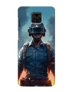 Чехол для Xiaomi Redmi Note 9 Pro с картинкой «PUBG — реалистичный герой»