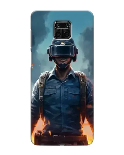 Чехол для Xiaomi Redmi Note 9 Pro с картинкой «PUBG — реалистичный герой»
