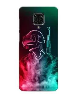 Чехол для Xiaomi Redmi Note 9 Pro с картинкой «PUBG — огненный воин»