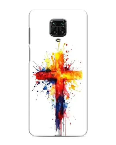 Чехол для Xiaomi Redmi Note 9 Pro с картинкой «Акварельный крест» Чехол для Xiaomi Redmi Note 9 Pro с картинкой «Акварельный крест»