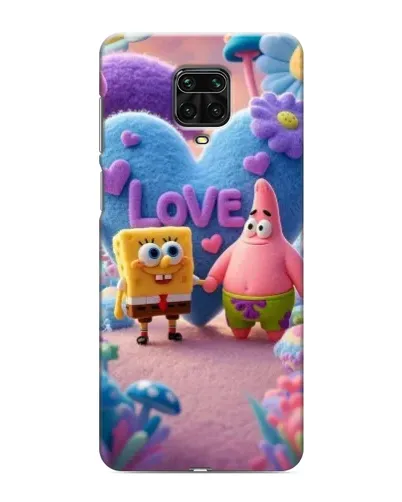 Чехол для Xiaomi Redmi Note 9 Pro с картинкой «Губка Боб Патрик» Чехол для Xiaomi Redmi Note 9 Pro с картинкой «Губка Боб Патрик»