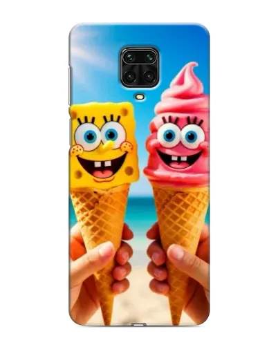 Чехол для Xiaomi Redmi Note 9 Pro с картинкой «Спанч Боб мороженое» Чехол для Xiaomi Redmi Note 9 Pro с картинкой «Спанч Боб мороженое»