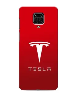 Чехол для Xiaomi Redmi Note 9 Pro с картинкой «Tesla Red Classic»