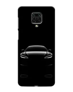 Чехол для Xiaomi Redmi Note 9 Pro с картинкой «Силуэт Tesla Night»